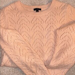 Talbots Pale Pink Crewneck Sweater
